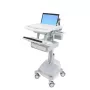 Multimedia-wagen Ergotron StyleView aluminium grijs wit
