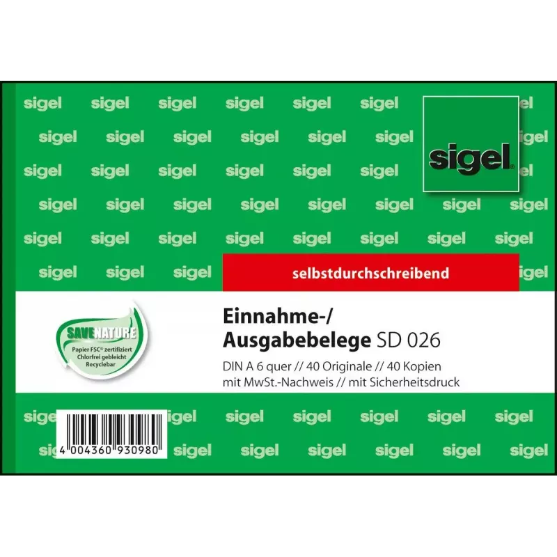 Bedrijfsformulier Sigel SD026