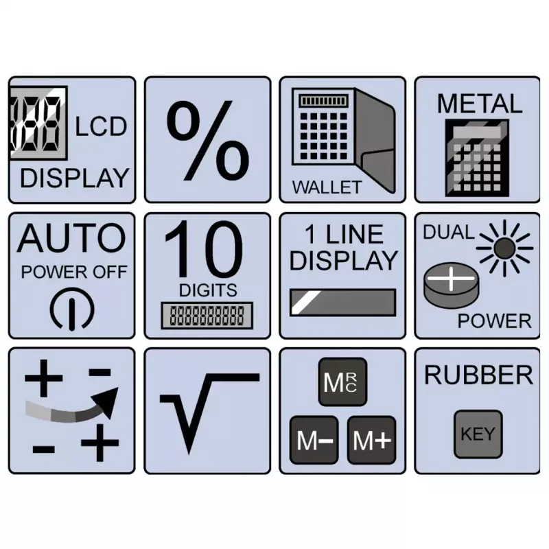 Basisrekenmachine Olympia LCD 1110 Pocket zwart