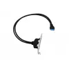 Conceptronic EMRICK11B 19-polig bus naar dual-USB-A-bus USB 3.0-adapter