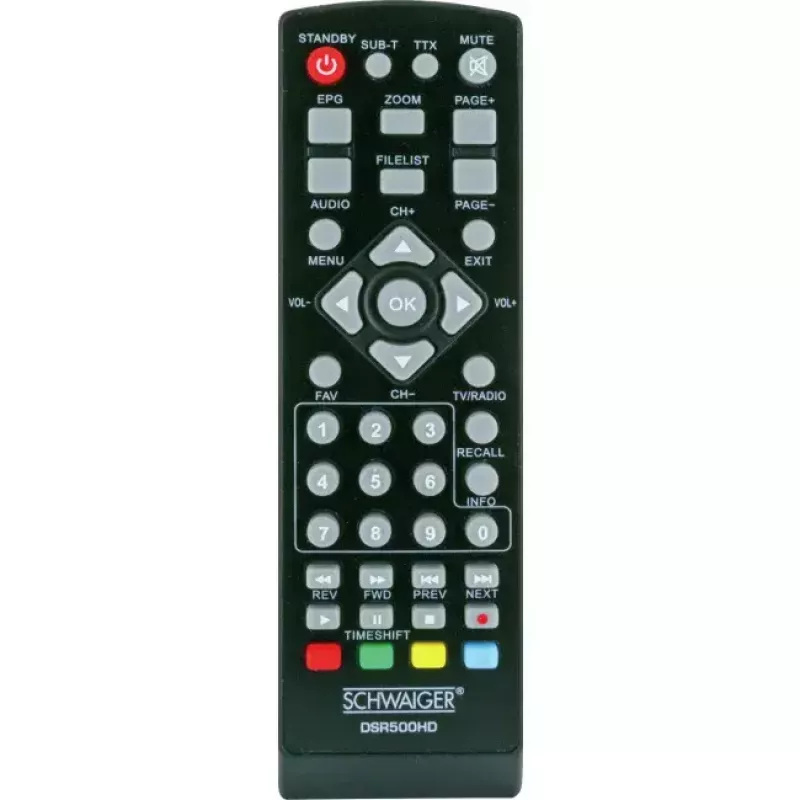 Set-topbox Schwaiger DSR500HD kabel Full HD zwart