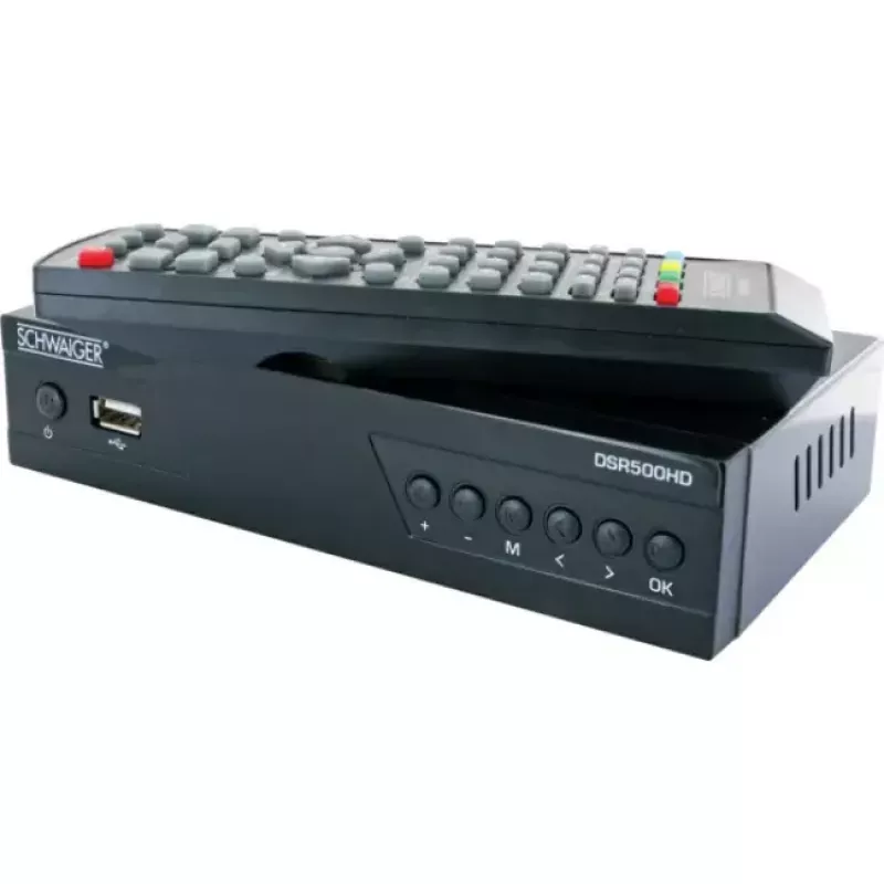 Set-topbox Schwaiger DSR500HD kabel Full HD zwart