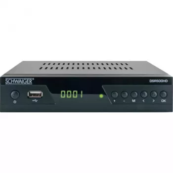 Set-topbox Schwaiger DSR500HD kabel Full HD zwart
