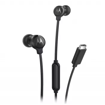 Motorola EARBUDS3CS hoofdtelefoon/headset bedraad in-ear gesprekken/muziek USB Type-C zwart
