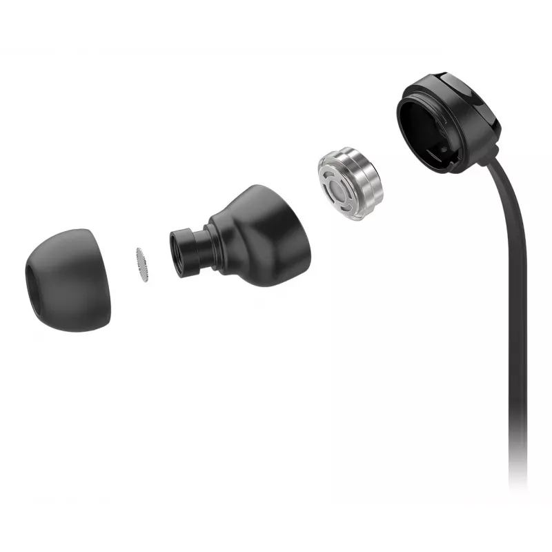 Motorola EARBUDS3CS hoofdtelefoon/headset bedraad in-ear gesprekken/muziek USB Type-C zwart