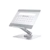Conceptronic DONN27G, laptopstandaard, zilver, aluminium, 360°, USB 3.2 Gen 1 (3.1 Gen 1) Type-C, 5000 Mbit/s