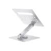 Conceptronic DONN27G, laptopstandaard, zilver, aluminium, 360°, USB 3.2 Gen 1 (3.1 Gen 1) Type-C, 5000 Mbit/s