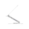 Conceptronic DONN27G, laptopstandaard, zilver, aluminium, 360°, USB 3.2 Gen 1 (3.1 Gen 1) Type-C, 5000 Mbit/s