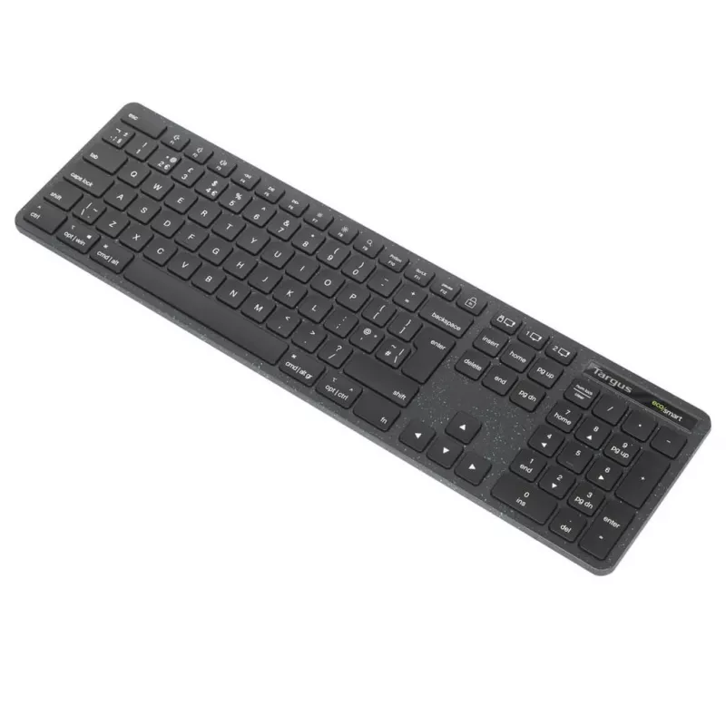 Targus EcoSmart AKB873UK toetsenbord universeel RF draadloos + Bluetooth QWERTY UK Engels zwart