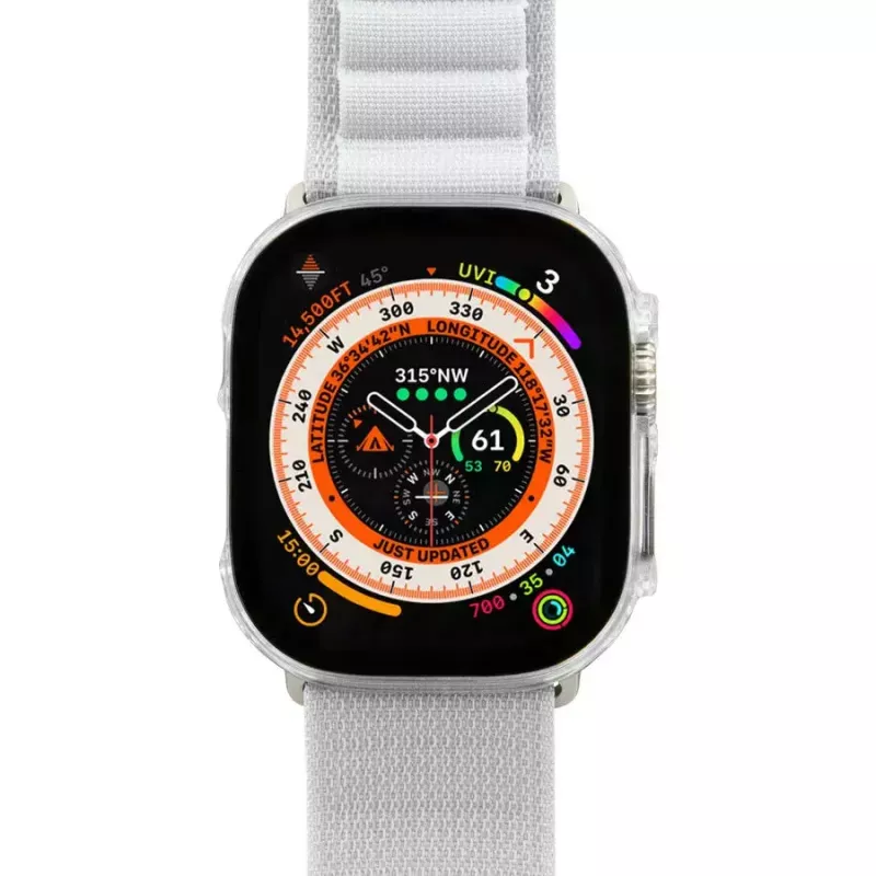 Case LAUT Shield transparant glas polycarbonaat smartwatch