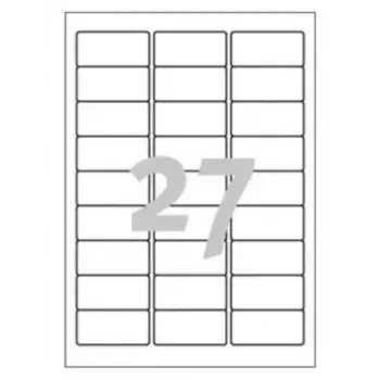 Printeretiketten Avery J4792-25 wit