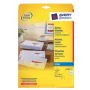 Printeretiketten Avery J4792-25 wit