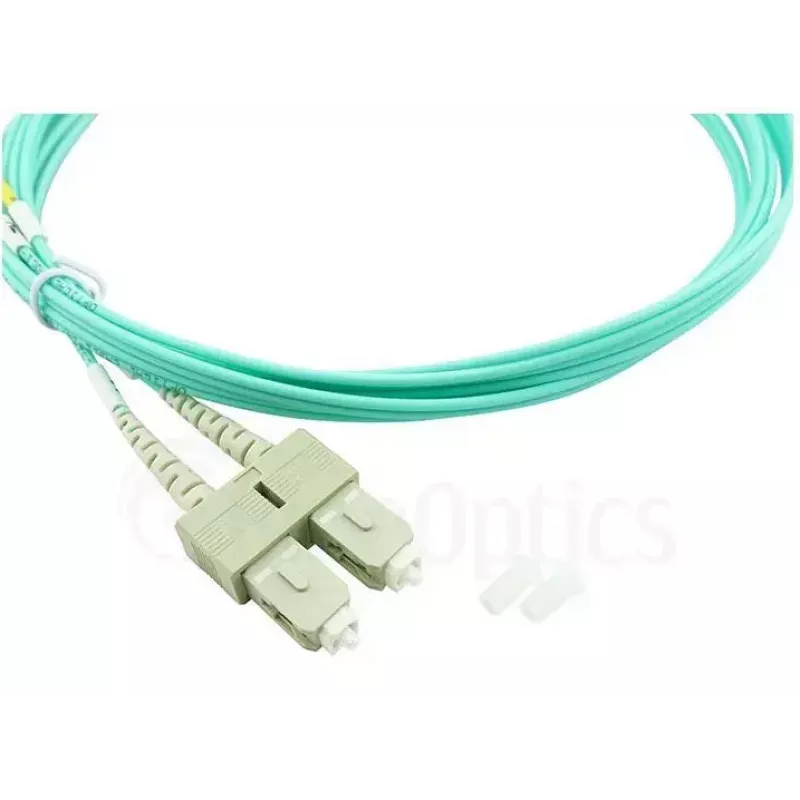 BlueOptics LC-SC multimode OM3 duplex glasvezel patchkabel, LC-UPC/SC-UPC, 10 m, beige (compatibel met Corning 055702T512000010M)