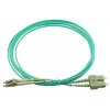 BlueOptics LC-SC multimode OM3 duplex glasvezel patchkabel, LC-UPC/SC-UPC, 10 m, beige (compatibel met Corning 055702T512000010M)
