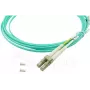 BlueOptics LC-SC multimode OM3 duplex glasvezel patchkabel, LC-UPC/SC-UPC, 10 m, beige (compatibel met Corning 055702T512000010M)