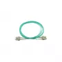 BlueOptics SC-SC multimode OM3 duplex glasvezel patchkabel, SC-UPC, 15 m, beige (compatibel met Corning 575702K5120000015M)