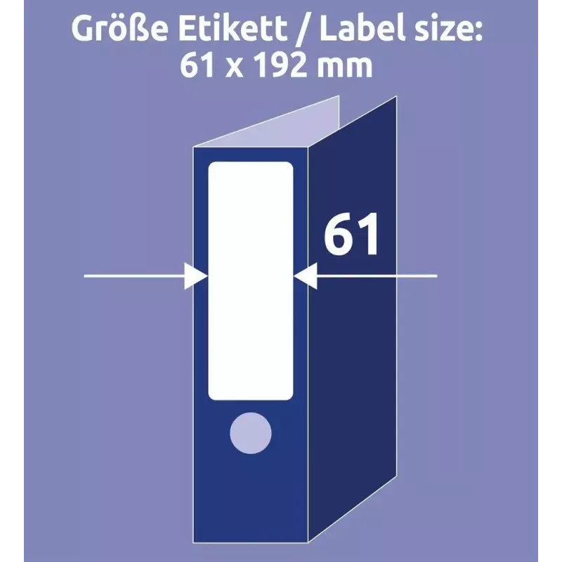 Zelfklevend etiket Avery L4761-25 afgeronde rechthoek
