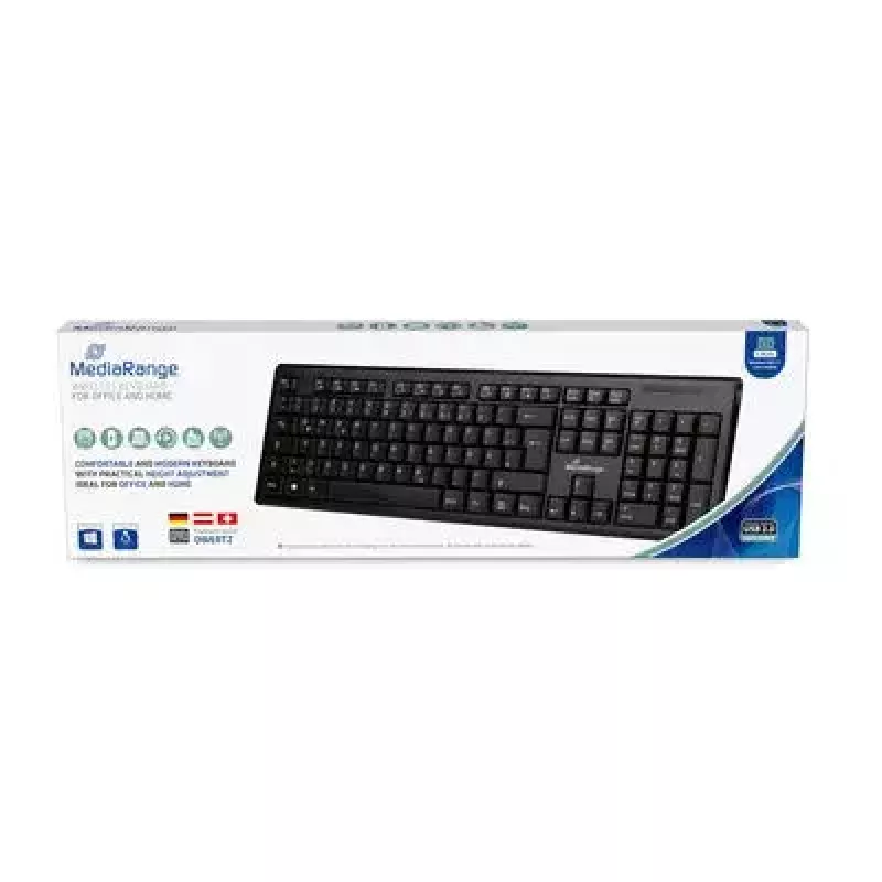 Toetsenbord MediaRange MROS111 universeel RF draadloos QWERTZ zwart