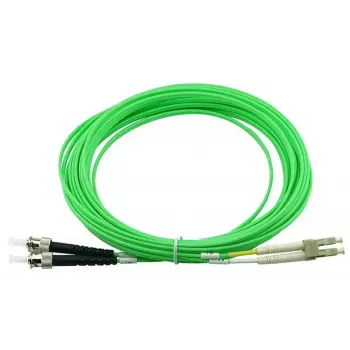 Glasvezelkabel BlueOptics SFP3133GU0.5MK LC ST OM5 0,5 m limoen