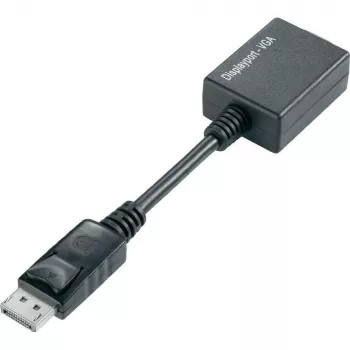 Techly DisplayPort DP naar VGA-adapter M F IADAP DSP-250, 0,07 m, DisplayPort, 2 x VGA (D-Sub), male, female, 1920 x 1200 pixel