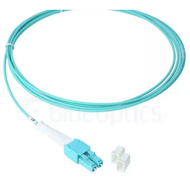 BlueOptics 797902TD120003M LC-LC multimode OM3 Uniboot duplex glasvezel patchkabel, LC-UPC, 3 m, beige