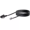 Kabel RJ-11 Schwaiger 10m TAE-N zwart