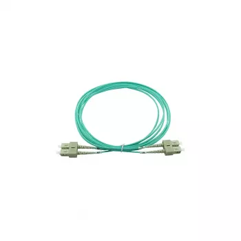 BlueOptics SC-SC multimode OM3 duplex glasvezel patchkabel, SC-UPC, 10 m, beige (compatibel met Corning 575702K5120000010M)