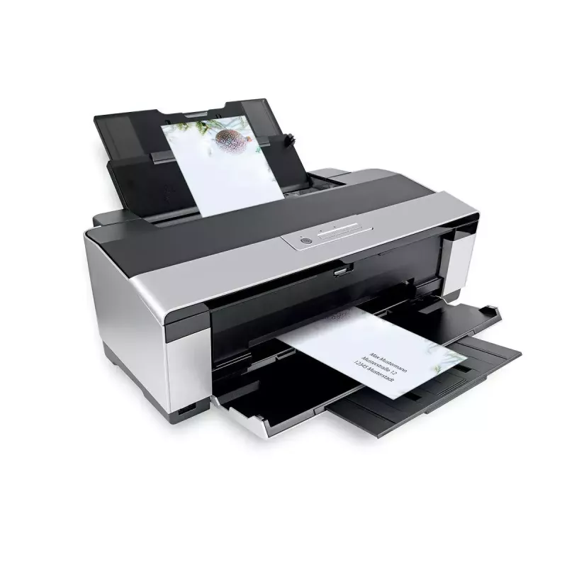 Envelop DL Sigel DU302 groen roze wit 50 st.