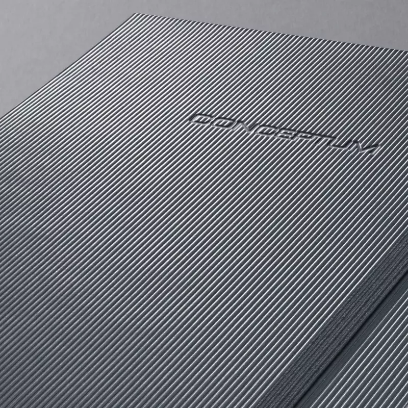 Notitieboek Sigel CONCEPTUM A5 194 vel grijs
