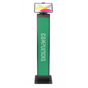 Multimedia-standaard Compulocks Universal Tablet Cling Brandable vloerstandaard zwart