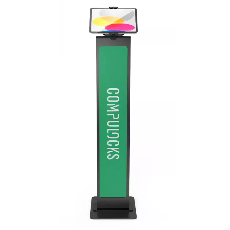Multimedia-standaard Compulocks Universal Tablet Cling Brandable vloerstandaard zwart