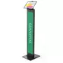 Multimedia-standaard Compulocks Universal Tablet Cling Brandable vloerstandaard zwart