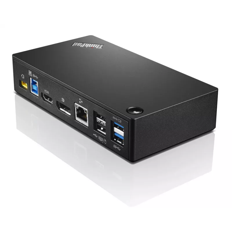 Lenovo ThinkPad USB 3.0 ultrabedrade USB 3.2 Gen 1 (3.1 Gen 1) Type-A zwart