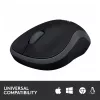 Muis Logitech M185 Swift Wireless grijs