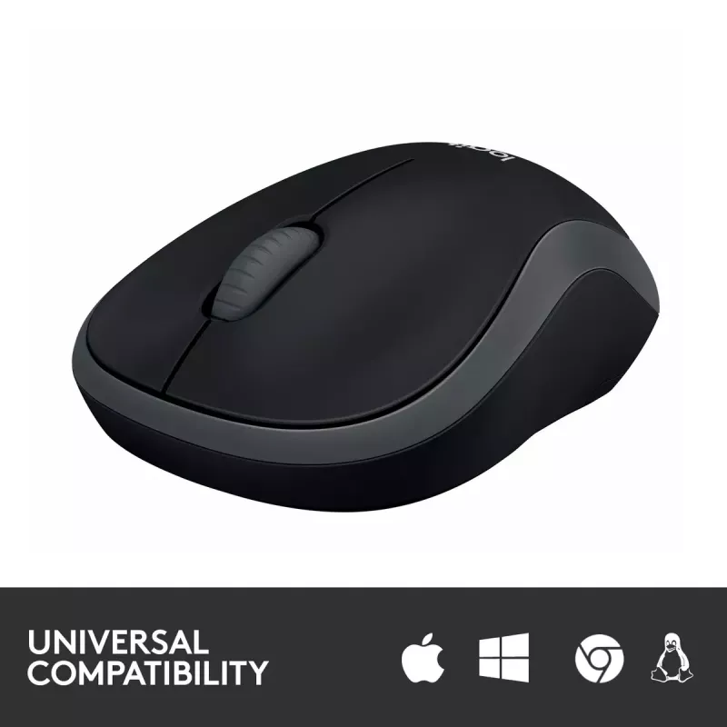 Muis Logitech M185 Swift Wireless grijs