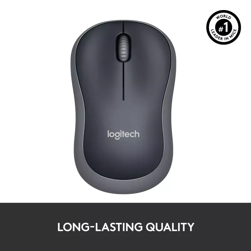 Muis Logitech M185 Swift Wireless grijs