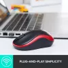 Muis Logitech M185 Swift Wireless grijs