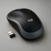 Muis Logitech M185 Swift Wireless grijs