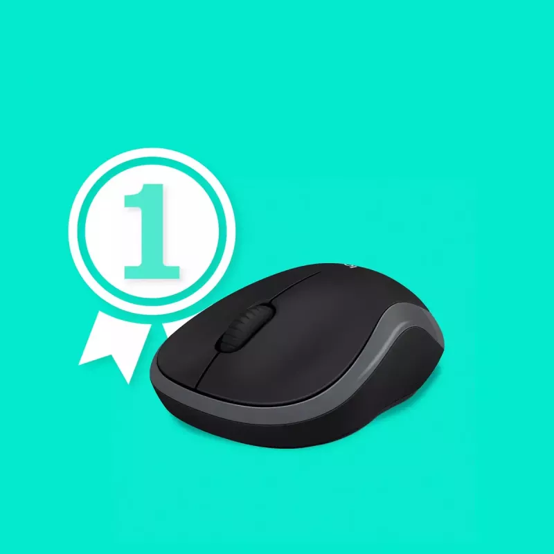 Muis Logitech M185 Swift Wireless grijs