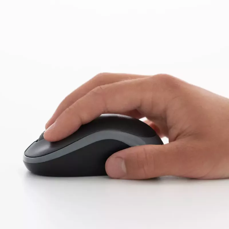 Muis Logitech M185 Swift Wireless grijs