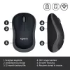 Muis Logitech M185 Swift Wireless grijs