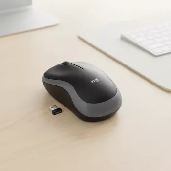 Muis Logitech M185 Swift Wireless grijs