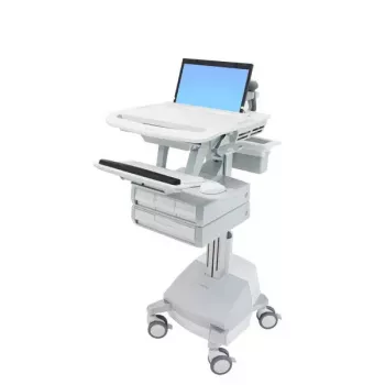 Multimedia-wagen Ergotron StyleView aluminium grijs wit