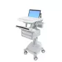 Multimedia-wagen Ergotron StyleView aluminium grijs wit