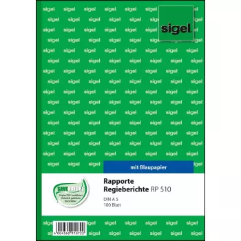 Bedrijfsformulier Sigel RP510 groen A5 100 vel