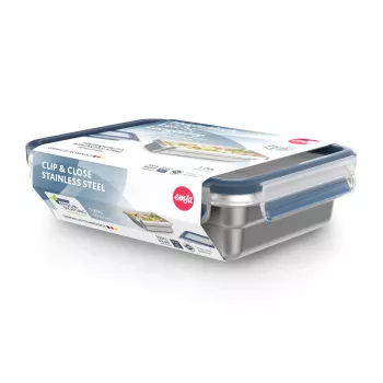 Box EMSA CLIP & CLOSE N11505 roestvrij staal rechthoekig 170x230x60 mm