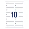 Zelfklevende printeretiketten Avery T1001-10 wit 9x5 cm 100 stuks