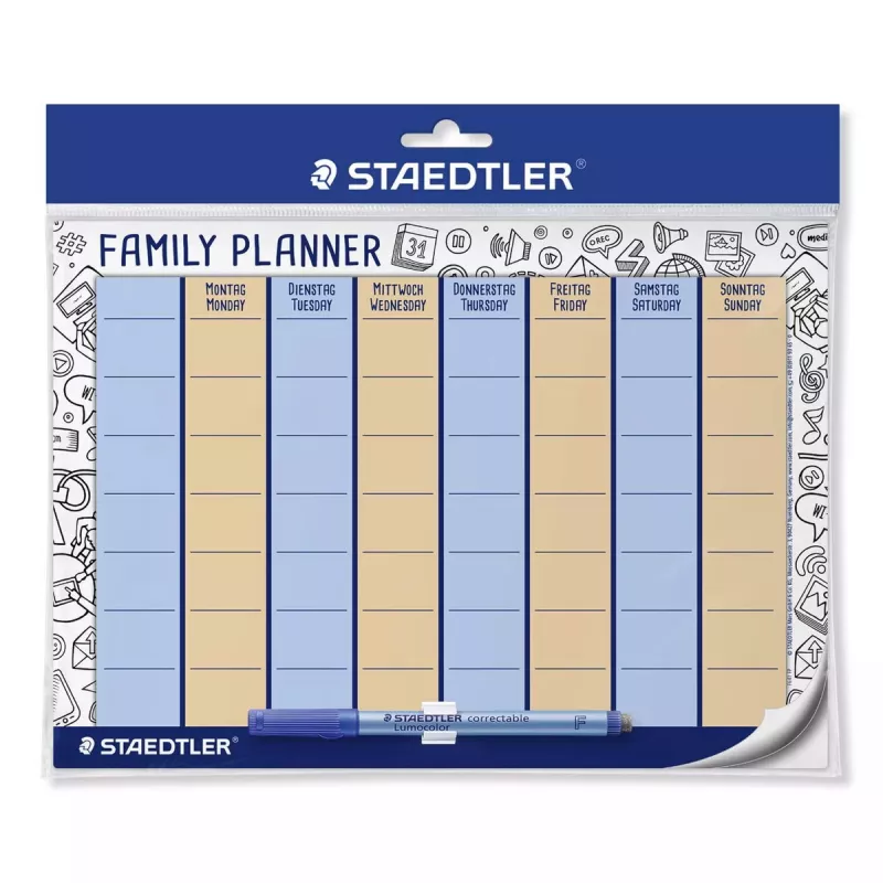 Marker Staedtler Lumocolor familieplanner-set 641 FP