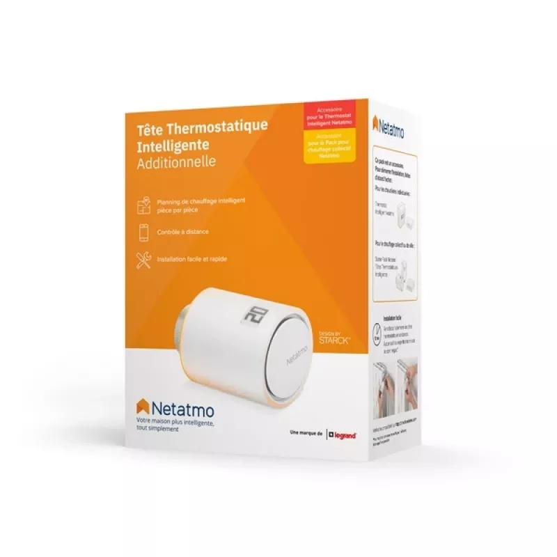 Netatmo NAV-PRO thermostatische radiatorknop geschikt voor binnen