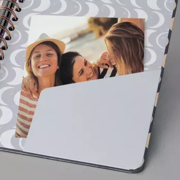 Schrijfnotitieboek Sigel JN625 A5 240 vel beige zwart